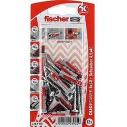 Fischer 535254 Duopower Dübel 6x30 S PH K