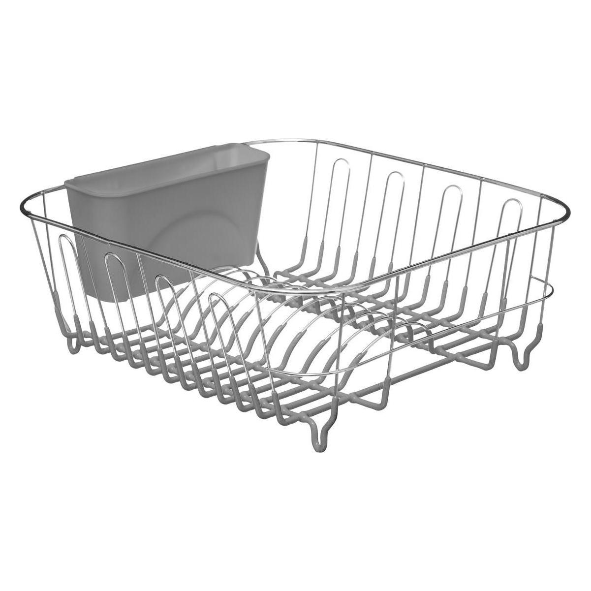 Pvc Chromed Dish Drainer Grey (JTI-72564531)