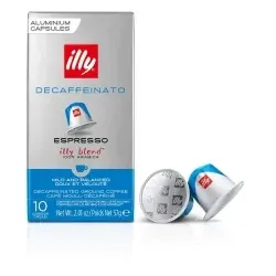 300 ILLY DECAFFEINATO Kaffeekapseln aus Aluminium kompatibel mit NESPRESSO