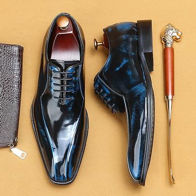 Braune Herren-Lederschuhe – elegante Oxford-Schuhe für Hochzeitsgäste und formelle Anlässe