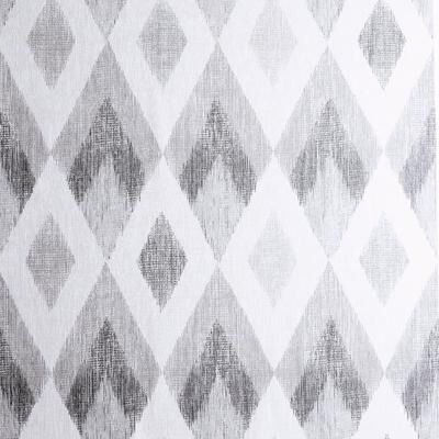 Arthouse Fitzgerald Grey Ikat Diamond Wallpaper