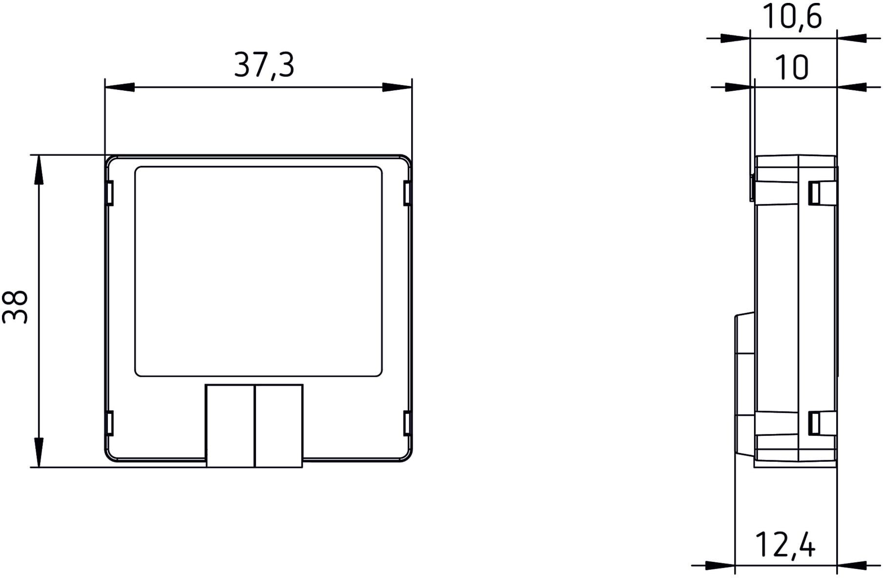 Theben Tasterschnittstelle LUXORliving T8.1 (4800409)