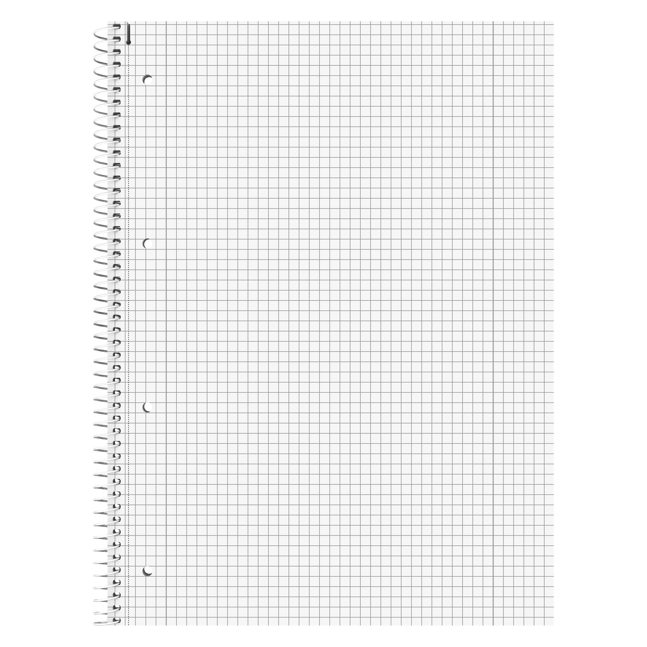 Brunnen Collegeblock ZENart Cocktail, A4, Liniert, Weiss Schwarz (A4, Kariert) (106742802)