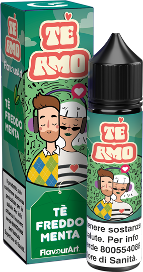 Flavourart The Freddo Menta Tè Amo Liquido Shot 20ml
