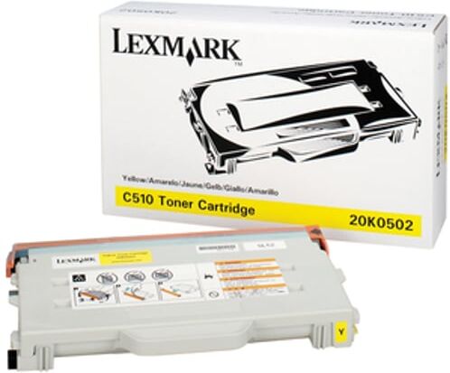 Lexmark 20K0502 toner amarillo