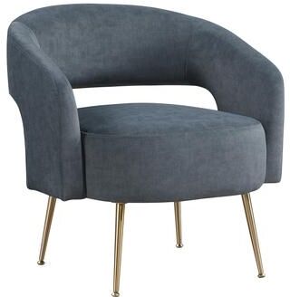 Modern Soft Velvet Accent Chair Plush Foam Comfort Upholstery Luxurious Living Room Furniture 1pc