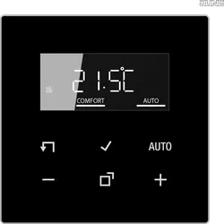 Jung Raumtemperaturregler mit Display Standard TR D LS 1790 SW