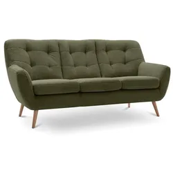 Exxpo by Gala Sofa Scandi Cord Grün Olive 3-Sitzer