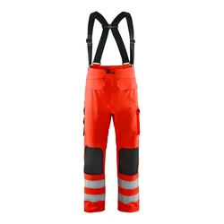 Warnschutz-Regenhose "1302" Level 2 - 4XL - Rot