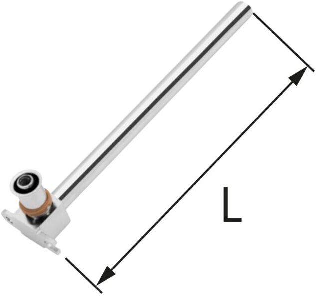 KAN-therm KAN-press 6in1 Winkel 1009071006 16, 300 mm, für Heizkörperanschluss, mit Presshülse