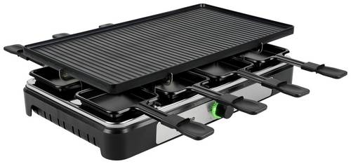 Tristar RA-2748 Raclette Antihaftbeschichtung, Kontrollleuchte, 6Pfännchen, BPA-frei Schwarz