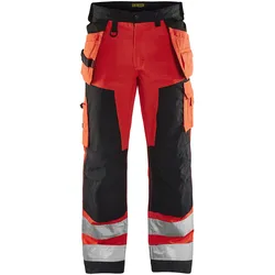Blakläder® High Vis Handwerker Arbeitshose High Vis 1568 1811 in div. Farben - high vis rot/schwarz - 52