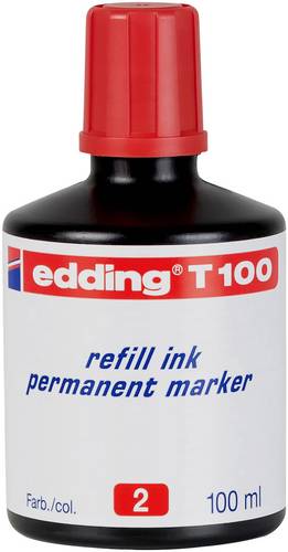 Edding Nachfülltusche Marker 4-T100002 Rot 100ml 4-T100002