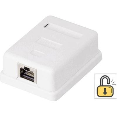 Renkforce 1 Port Netzwerkdose Aufputz CAT 6 KSV-ND10 Weiß RF-4473849