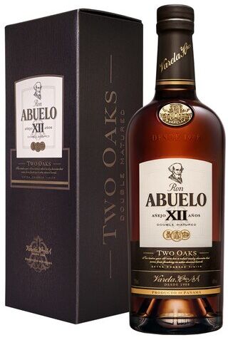 Abuelo Estuche ron XII años Two Oaks Double Matured.