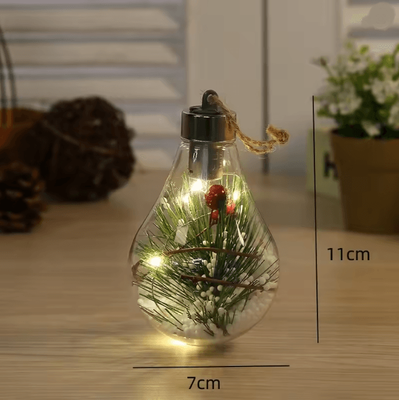 Inspire Essentials Christmas LED Hanging Bulb Light c