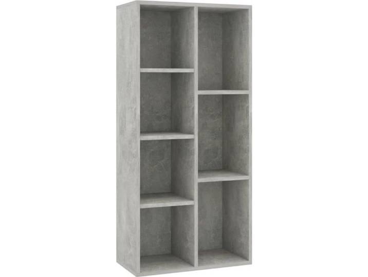 VidaXL Bibliothèque Gris béton 50x25x106 cm Aggloméré