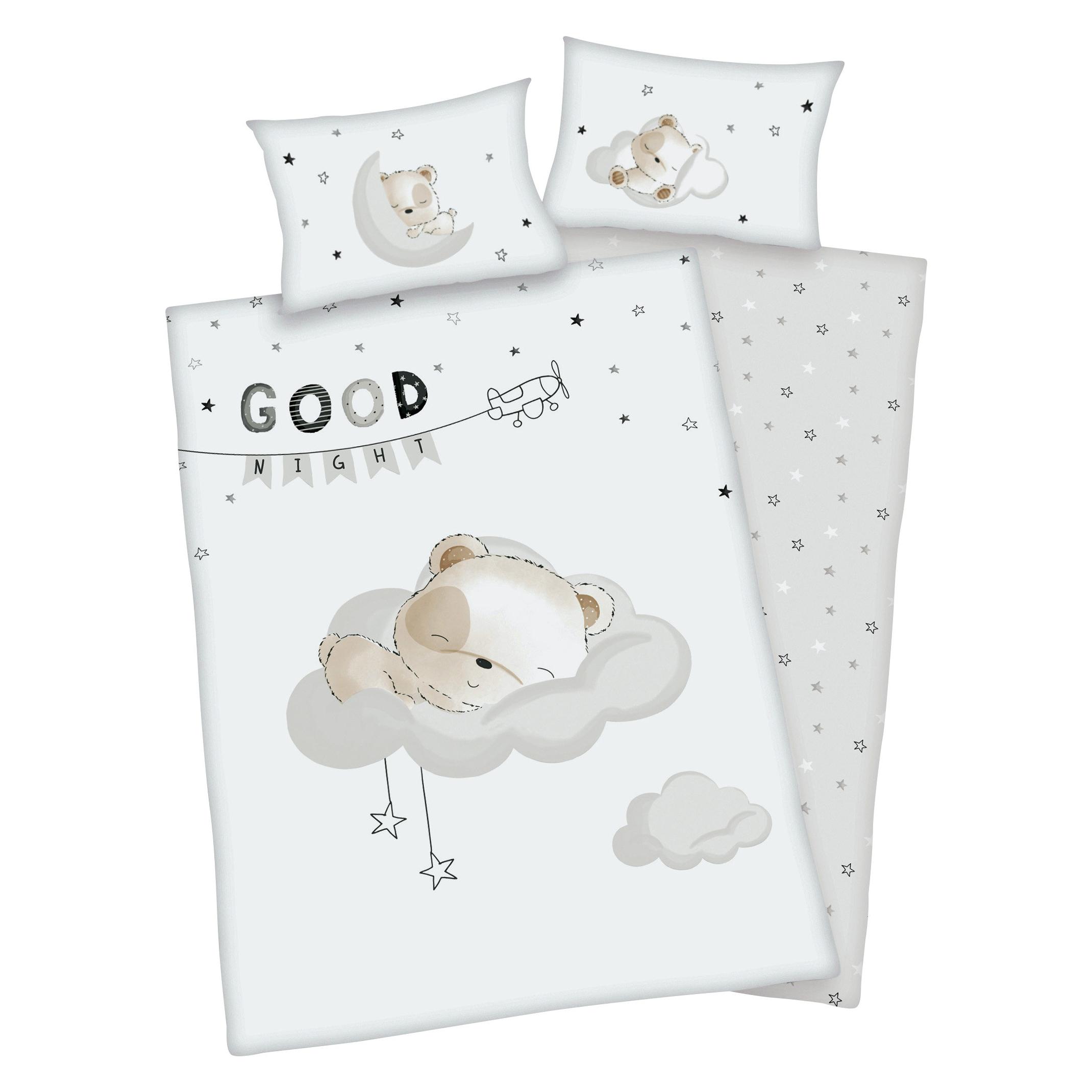 Babybest Sleeping little bear Bettwäsche (100 x 135 cm, 40 x 60 cm) (2685216063)