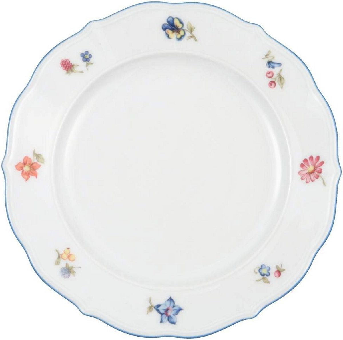 Ontbijtbord 20 cm met Nostalgisch Bloemendecor