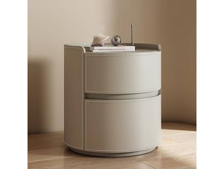 LSAfhDYG Nachttisch, Nachttische, Kommoden-Organizer mit Ablagefach(Beige,45x45x50cm)