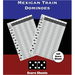 Mexican Train Score Sheets, Ratgeber von Amy Newton