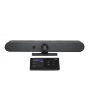 Logitech Small Room with Tap + Rally Bar Mini for Microsoft Teams on Android Kit für Videokonferenzen Videoleiste Touch-Controller Zertifiziert (TAPRMGMSTAPP)