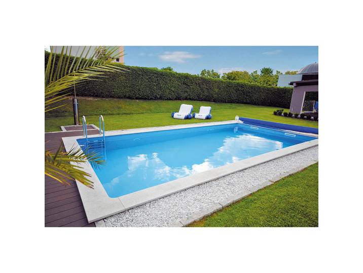 Pool Kwad, Weiß, Kunststoff, 300x150x600 cm, Freizeit & Co, Pools & Wasserspaß, Pools, Einbaupools