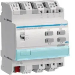 Hager TYA604B Schalt-/Jalousieaktor 4/2fach KNX, 10A