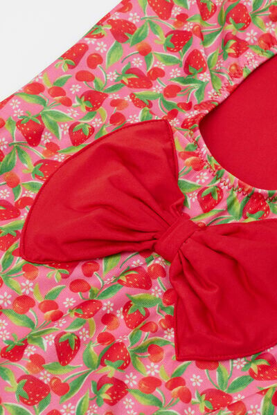 Calzedonia Dívčí Jednodílné Plavky Strawberry Party Dívka Potisk Velikost 2