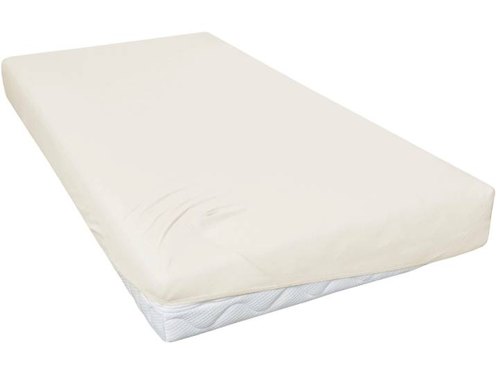 Spannbettlaken PRIMERA Luxus-Satin , champagner, B:150cm L:200cm, Satin, Obermaterial: 100% Baumwolle, Bettlaken, Spannbettlaken, in hochwertiger Qualität