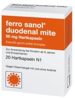 FERRO SANOL duodenal mite 50 mg magensaftr.Hartk. 20 St