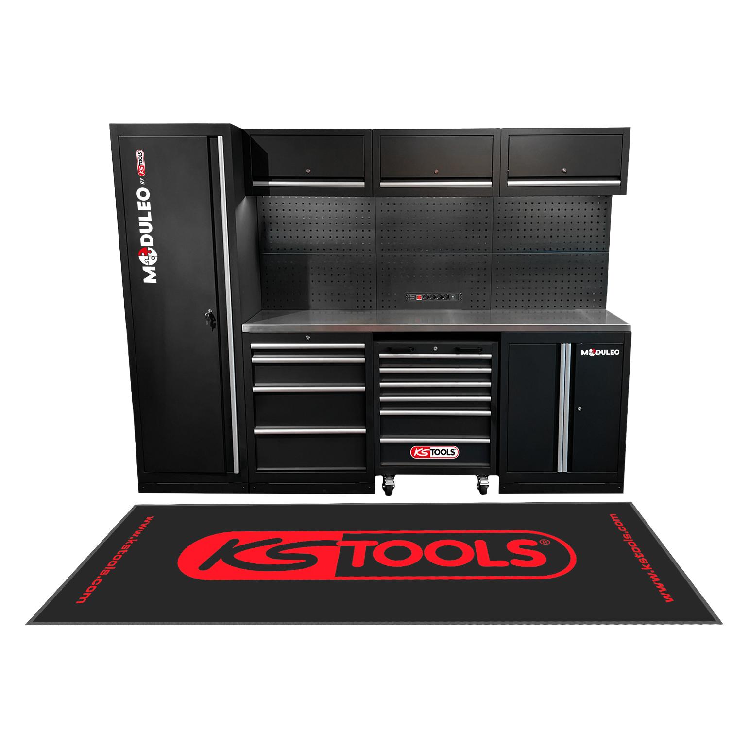 KS Tools Werkstatt-Schranksystem, Edelstahlplatte (264 cm, 195.50 cm) (866.6000)