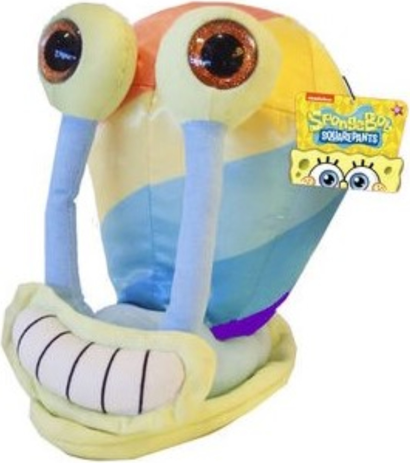 Play by Play SpongeBob Knuffel Gary Spons Regenboog Special Edition, 22 cm
