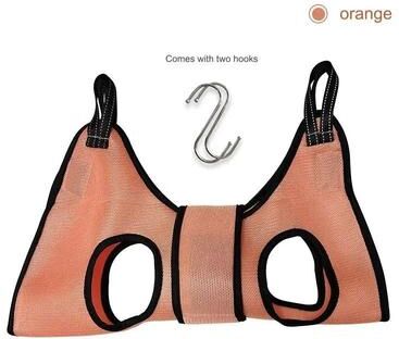 Uplifted Finds Pet Grooming Hammock Helper For Cats And Dogs xs gold