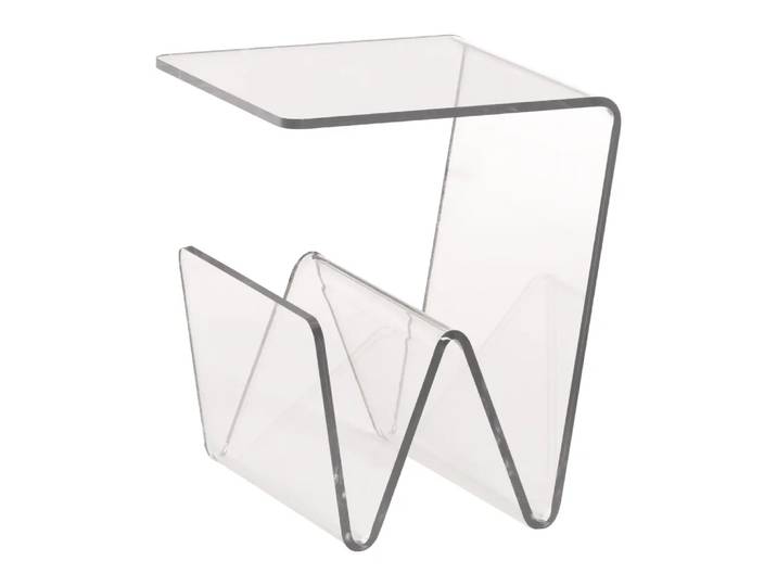 Beistelltisch Plexi, Johann Jakob, transparent, Kunststoff