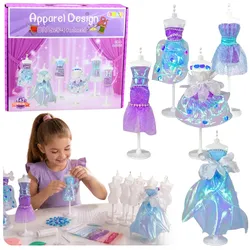 DIY Puppenkleider-Nähset „Kleine Modedesignerin“, 143 Teile.