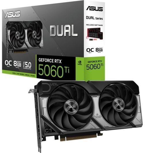 Asus GeForce RTX 5060 Ti Dual OC Graphics Card 8GB