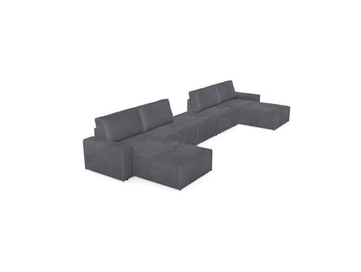 Modulares Sofa Domo - Konfiguriertes Sofa Ref: JLSANF - Luxusbetten24