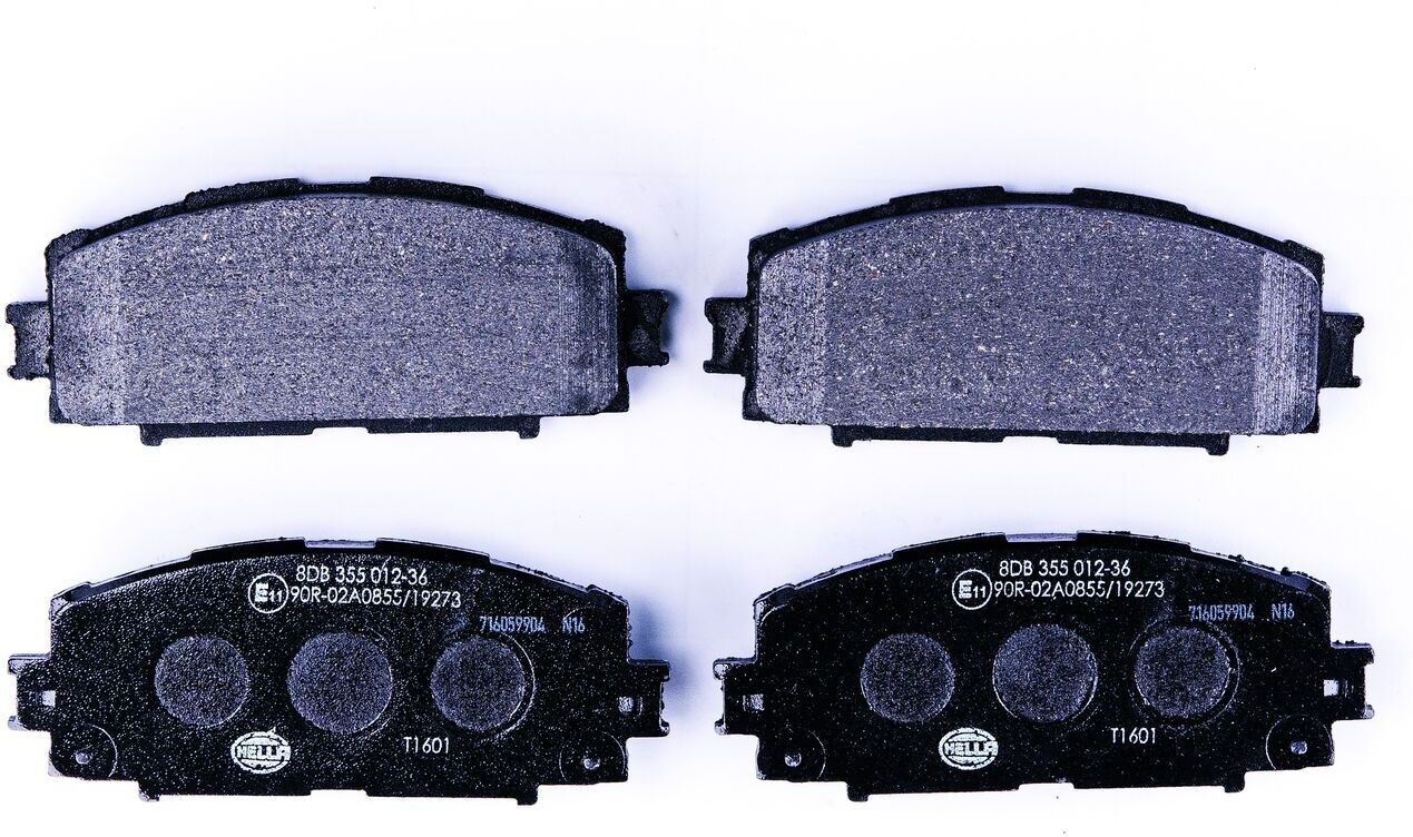 HELLA 8DB 355 012-361 Brake pad set