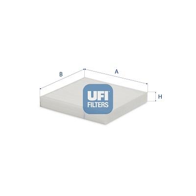 UFI Filter, Innenraumluft 53.160.00 für HONDA