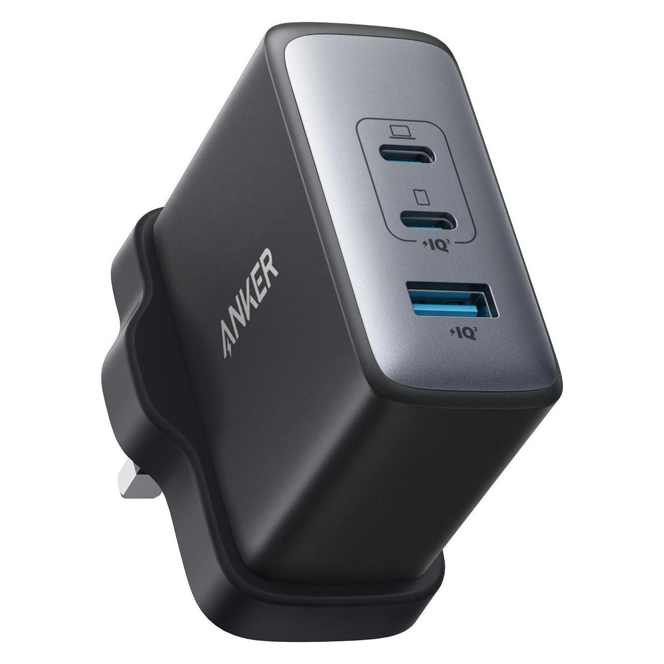 Anker Nano GaN Fast Charger (100 W, 3 Ports) (A2145G11)
