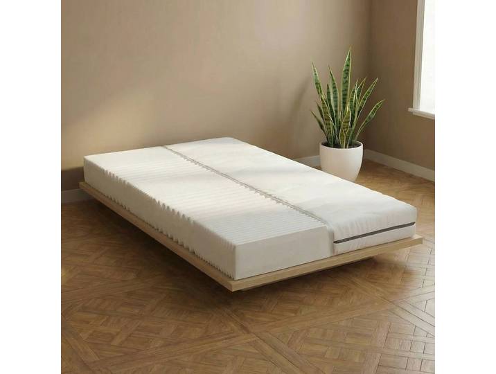 Matelas en mousse 7 zones Selection 90 x 200cm D2 souple Polyester Blanc