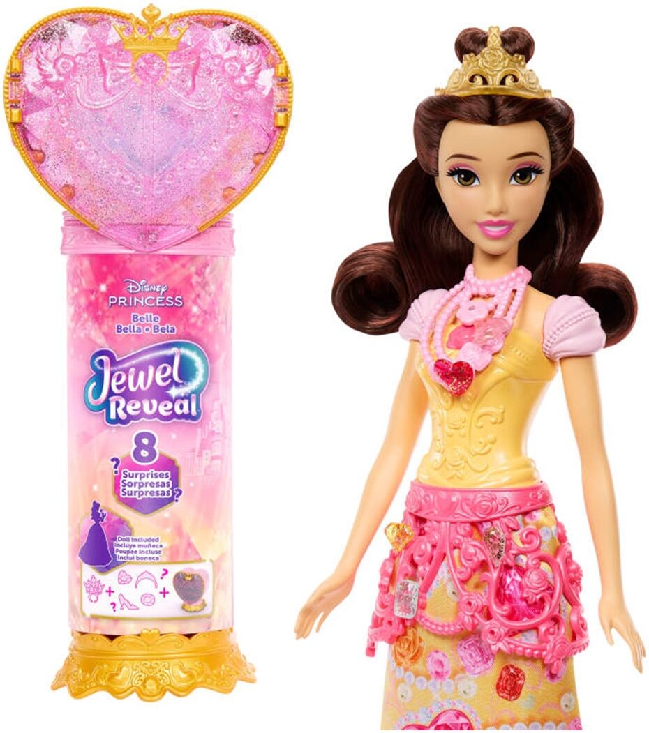 Mattel Disney Princess Jewel Reveal Muñeca Bella sorpresa.