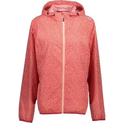 CMP Damen Regenjacke WOMAN JACKET RAIN FIX HOOD, Größe 46 in Rot Rot
