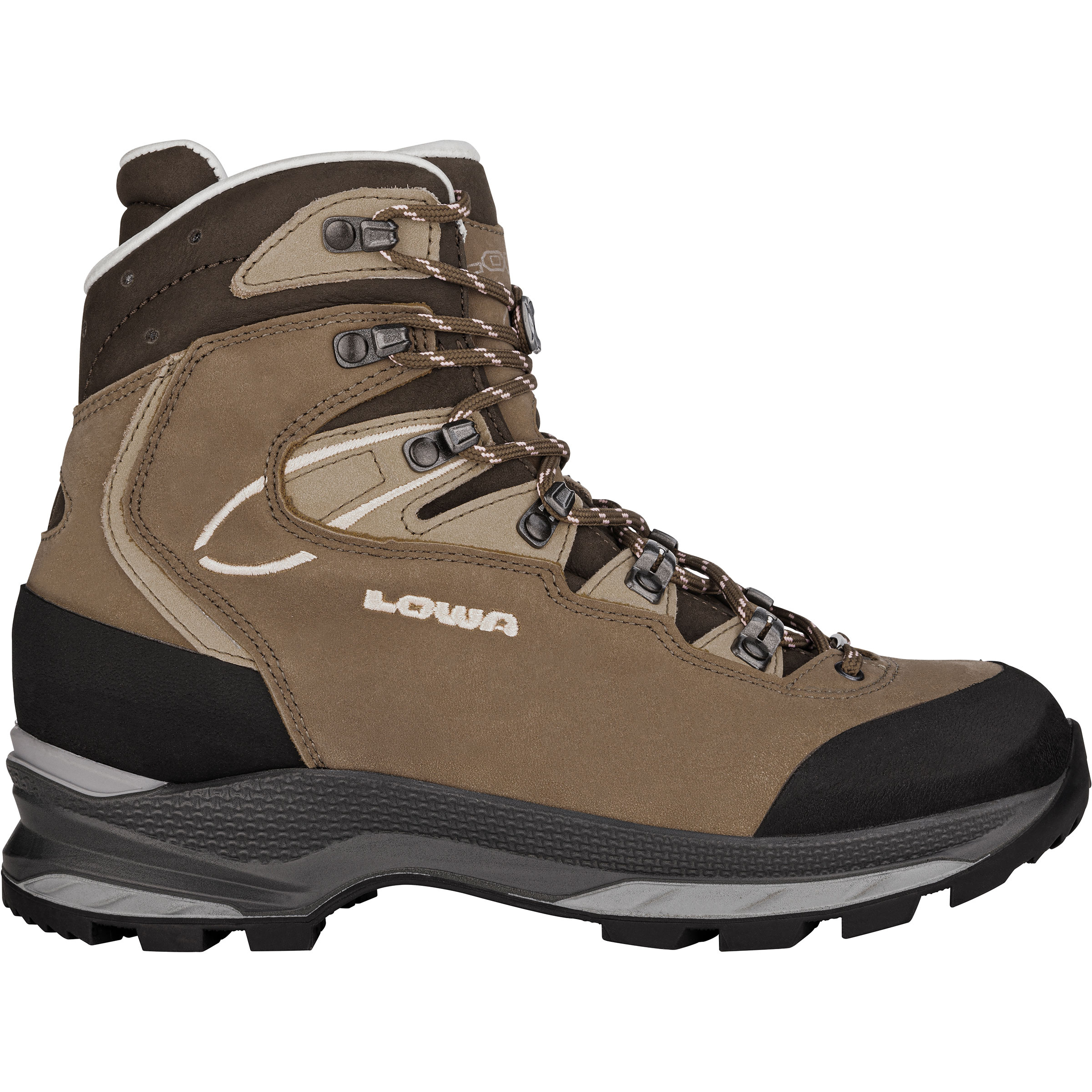 Lowa Mauria Evo LL Damen Wanderschuhe braun Größe 38 Camping Wasserabweisend