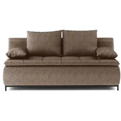 Schlafsofa Sugar Stoff Grau Taupe