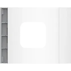 Bticino E52302S SFERA Leermodul für ekey-Fingerprint sLine Farbe:Allwhite