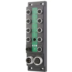 Eaton 183271 SWD Block-Modul Ein-/Ausgabemodul IP69K, 24 V DC, 16 Ausgänge mit separater Versorgung, 8 E/A-Buchsen M12 EU8E-SWD-16XD-1