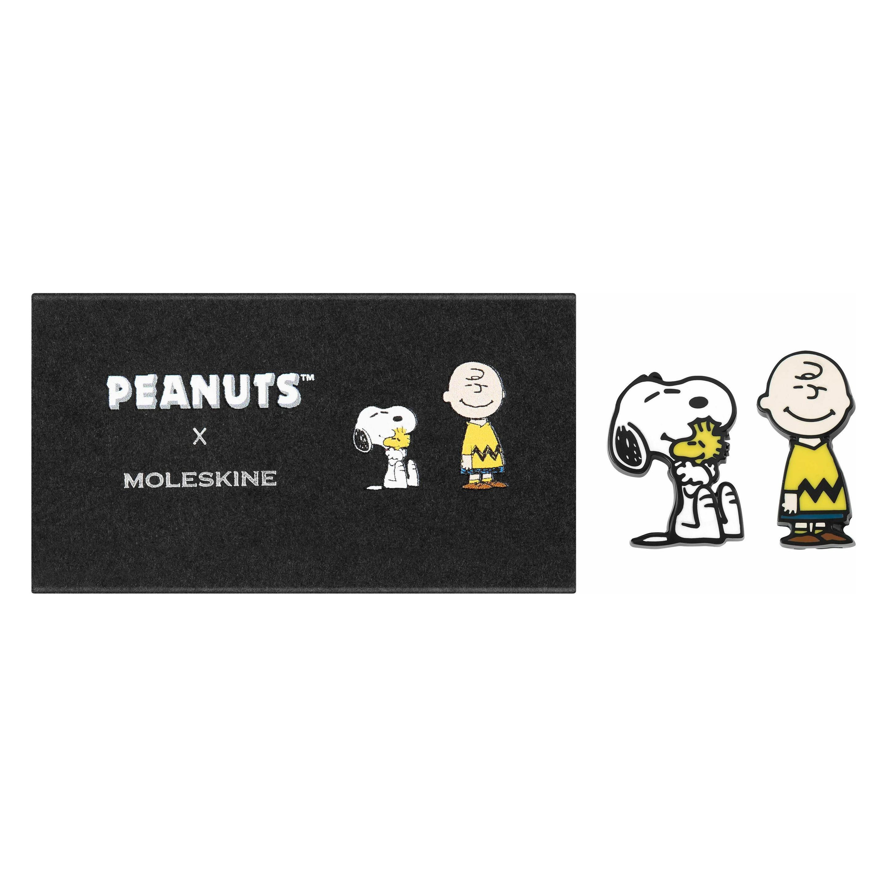 Moleskine Peanuts Pin(2)Charlie+Snoopy (Liniert) (Seasonal)
