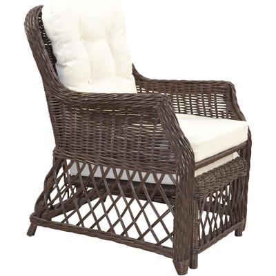 Rattanstuhl HOME AFFAIRE, braun, B:67cm H:91cm T:75cm, Stühle, Rattanstuhl, Handarbeit, Maße (B/T/H): (67/75/91)
